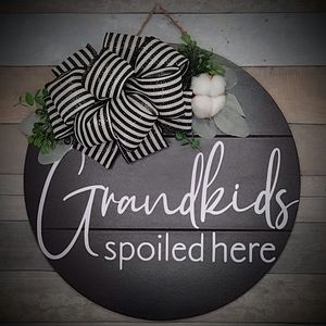 Round 15.75" wall/door sign/hanger